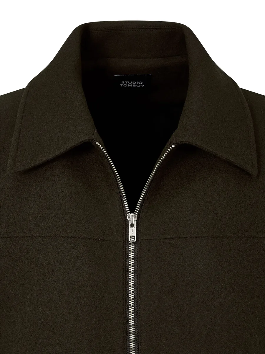 zip-up wool jacket 7