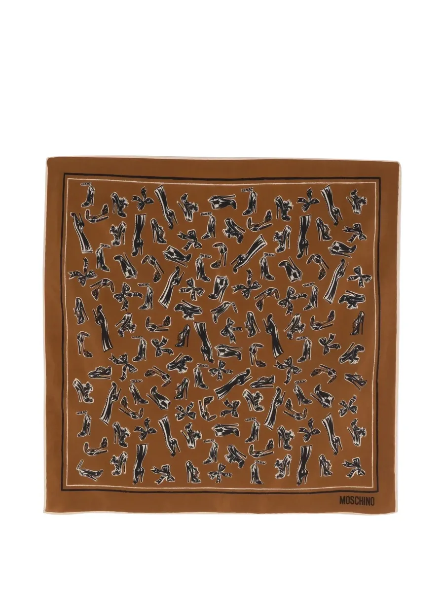 shoe-print scarf 1