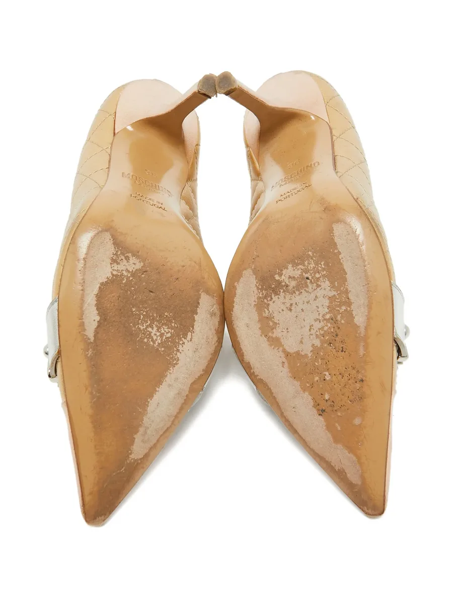 quilted logo pumps 8