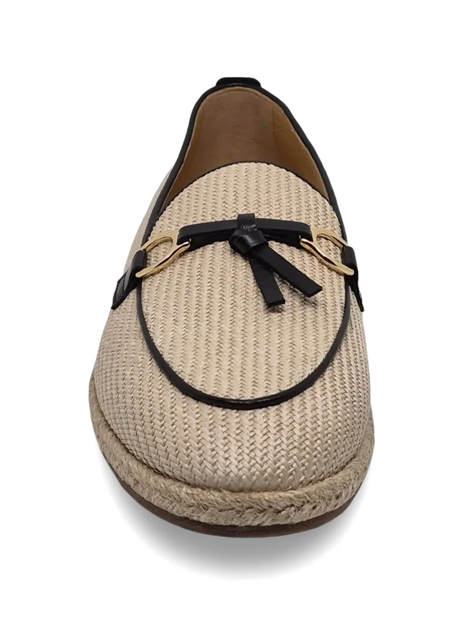 Talia woven tassel loafers 9
