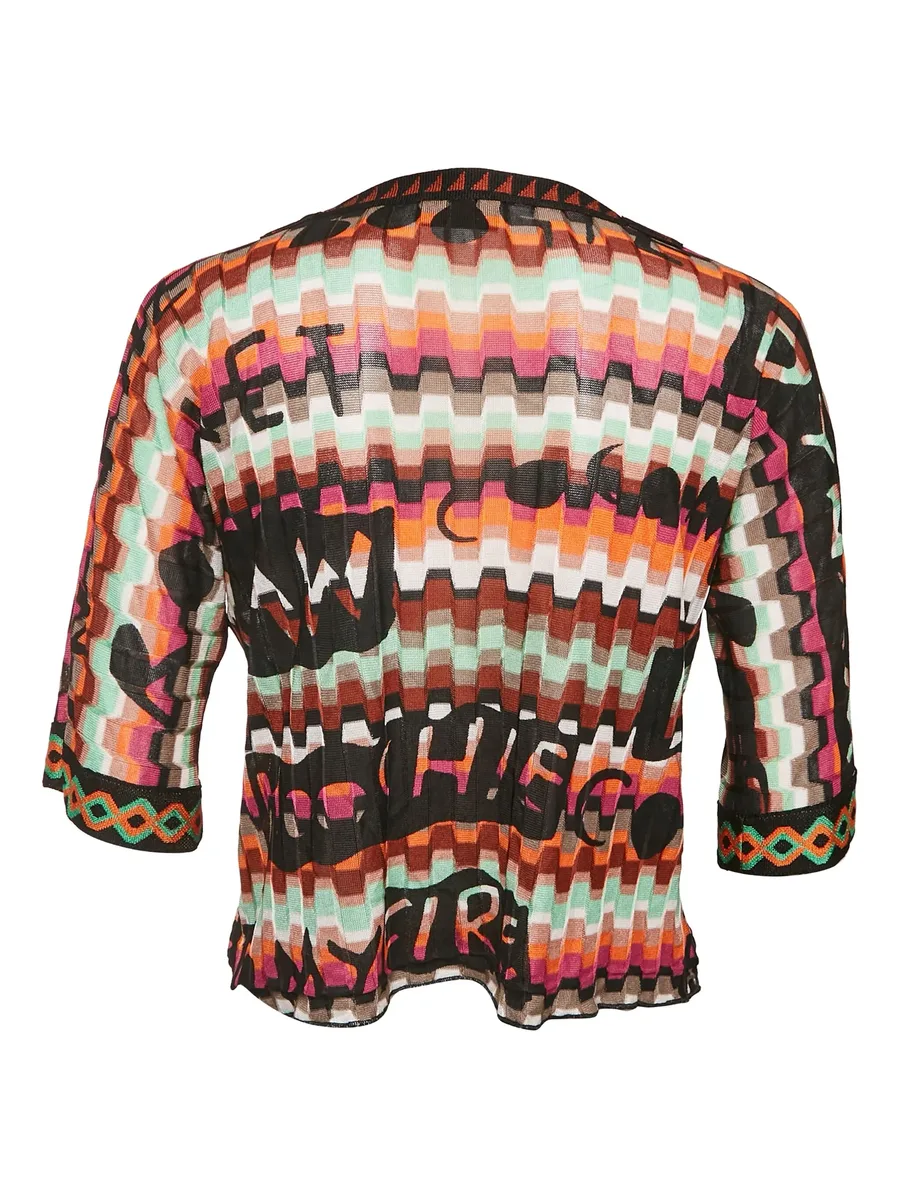 zigzag-pattern knit top 3