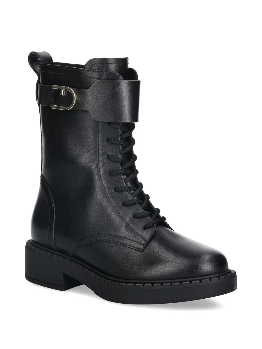 buckle-fastening lace-up boots 3