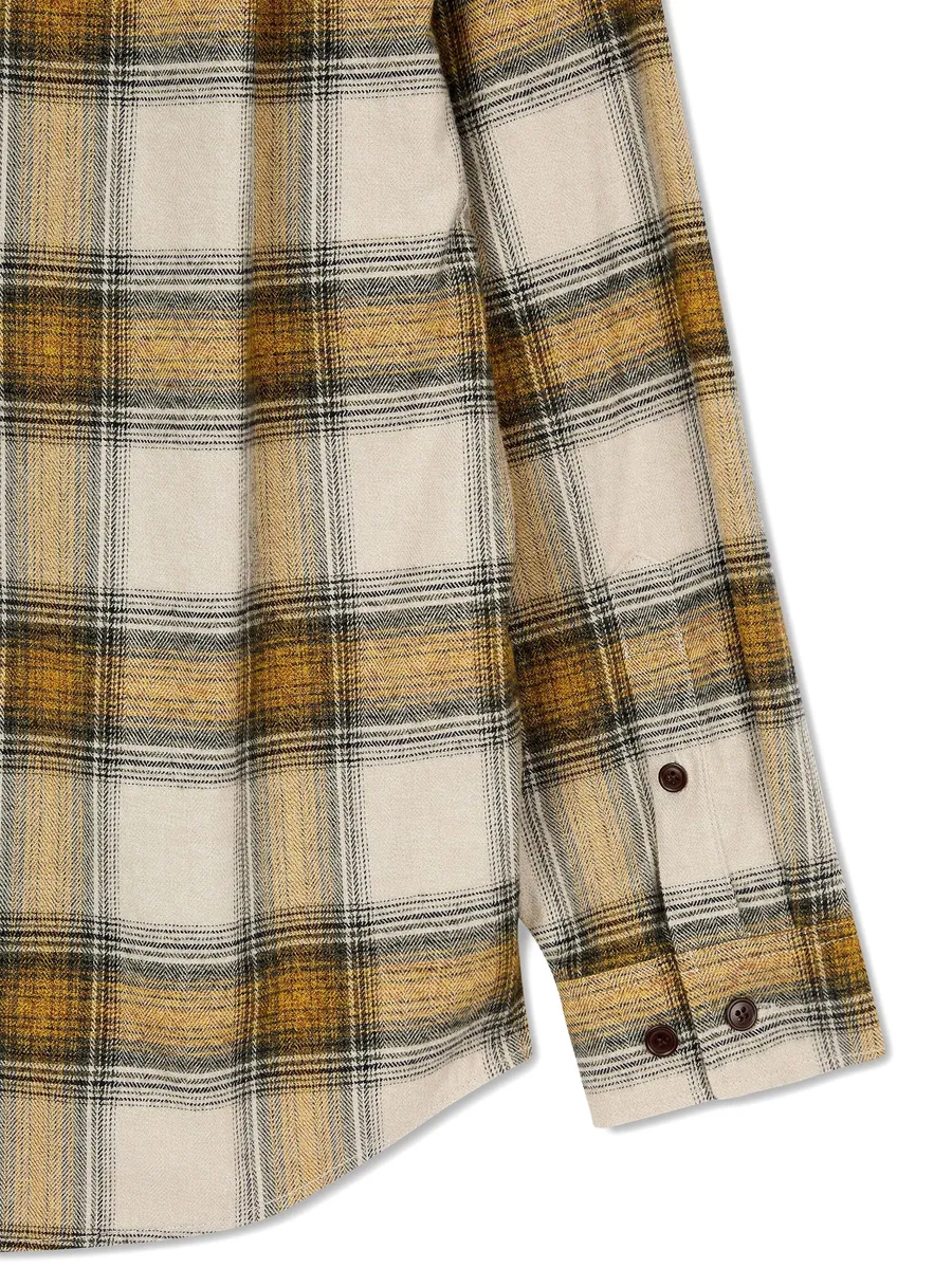 checked-pattern chest-pocket shirt 5