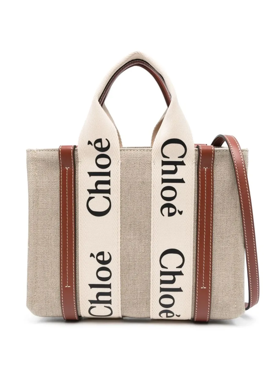 маленькая сумка-тоут Woody из канваса 2