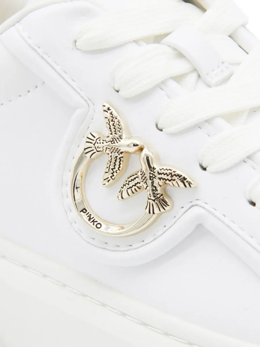 metallic-detail bird-embellishment sneakers 6
