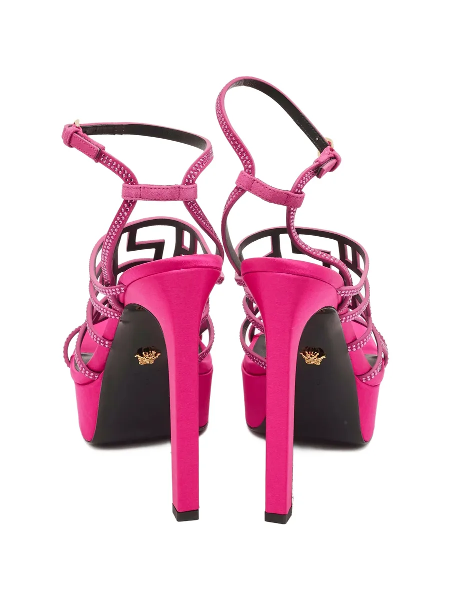 crystal-embellished platform sandals 5