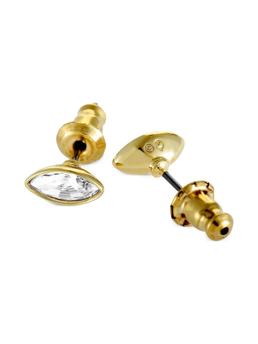 14K yellow gold Harley earrings set 8