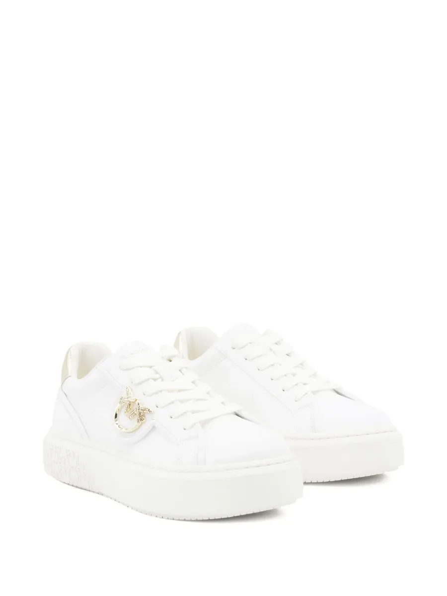 metallic-detail bird-embellishment sneakers 3