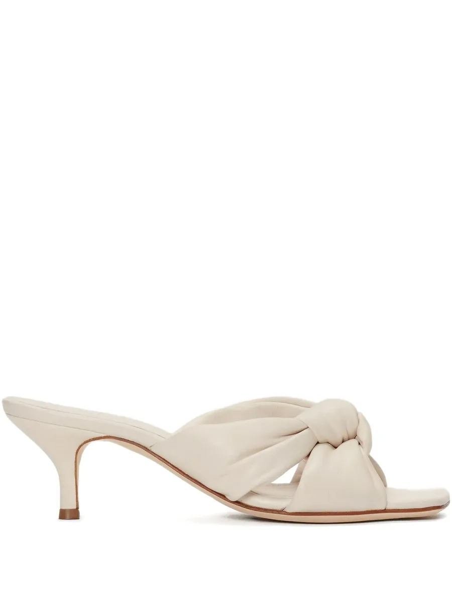knot-detail leather sandals 1