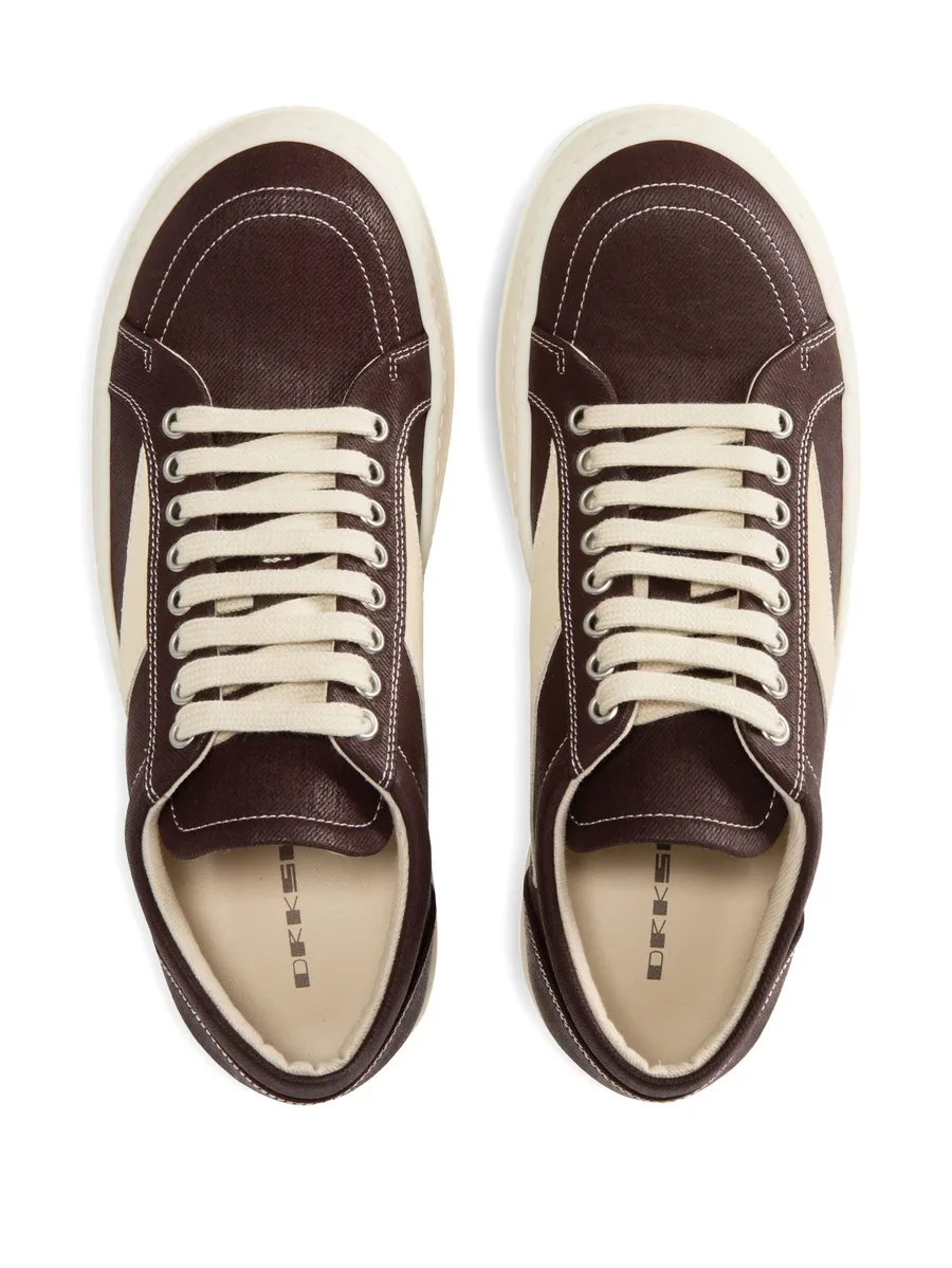 panelled lace-up sneakers 6