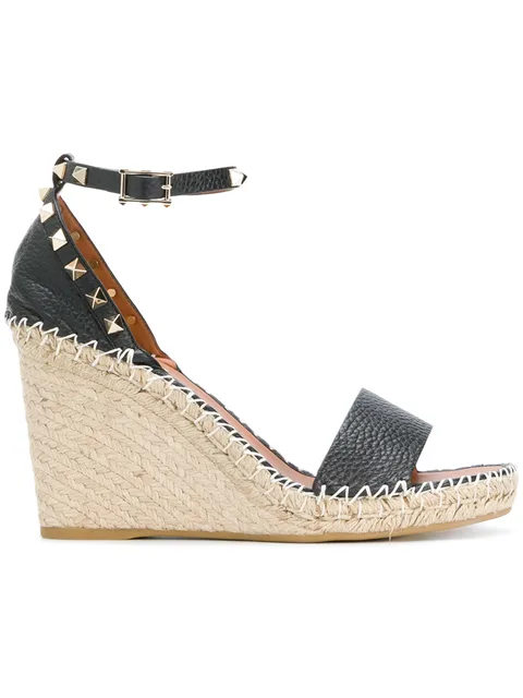 босоножки Double Rockstud 100 на танкетке