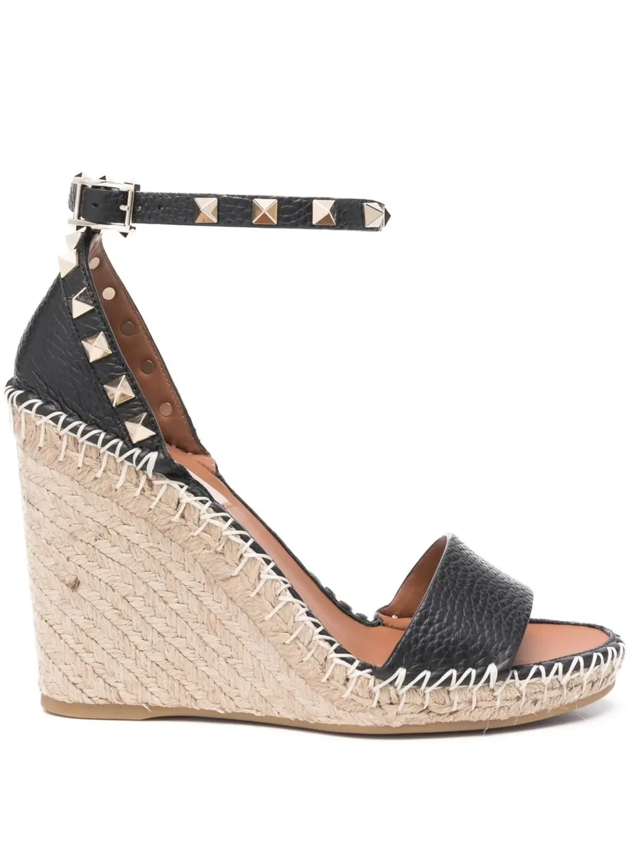 босоножки Double Rockstud 100 на танкетке 4