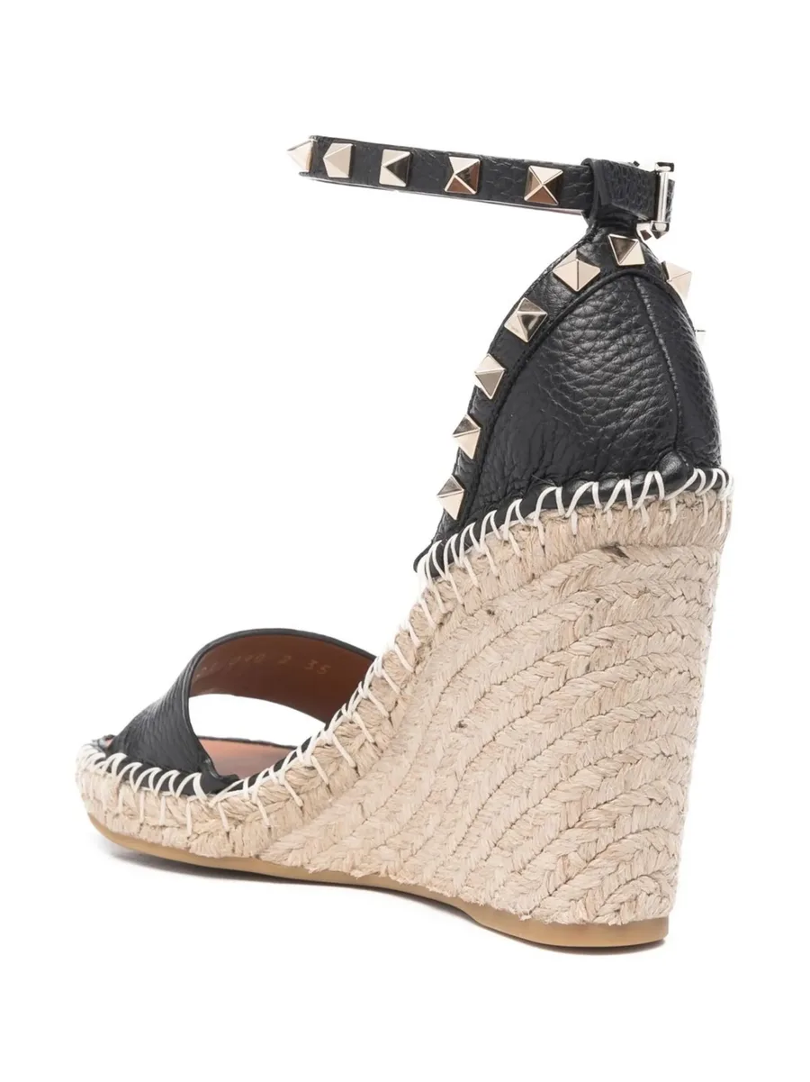 босоножки Double Rockstud 100 на танкетке 12