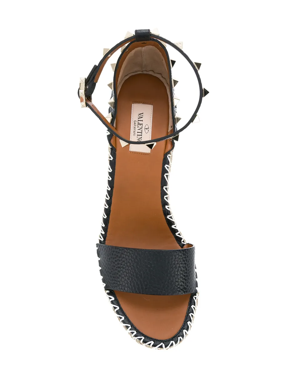 босоножки Double Rockstud 100 на танкетке 13