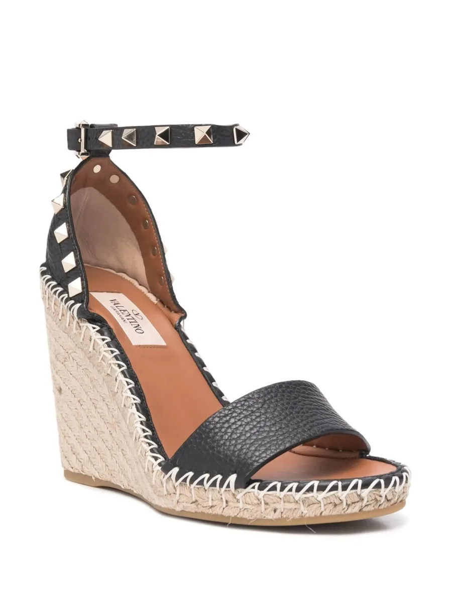 босоножки Double Rockstud 100 на танкетке 16