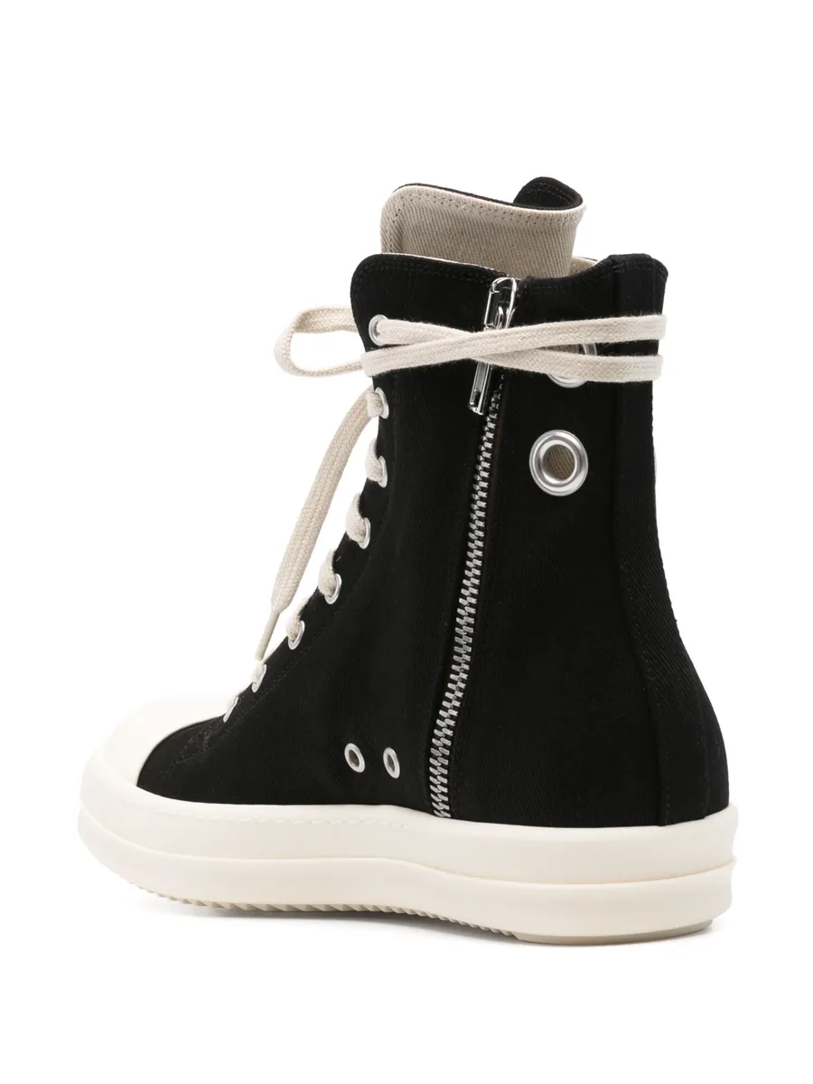eyelet-detail high-top sneakers 6