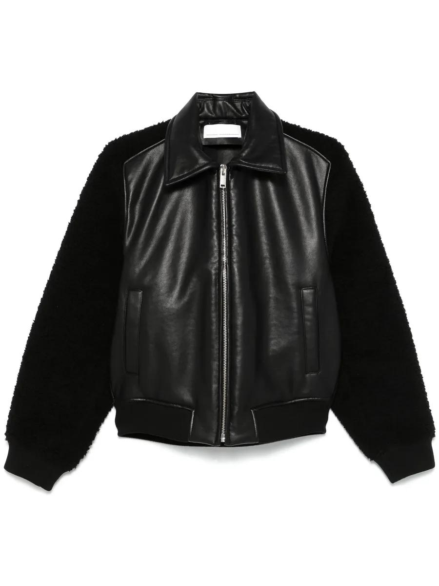 faux-leather jacket 1