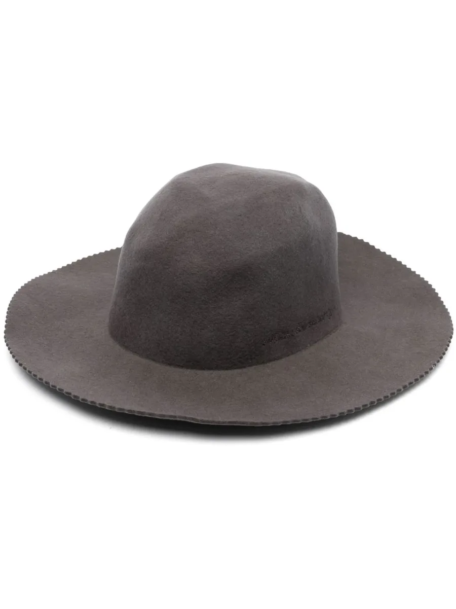 scallop-edge fedora hat 1