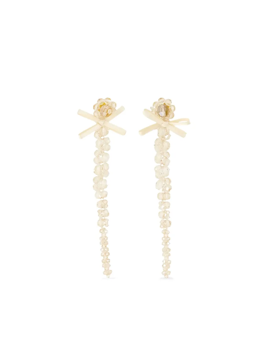 серьги Petite Bow Drip 2