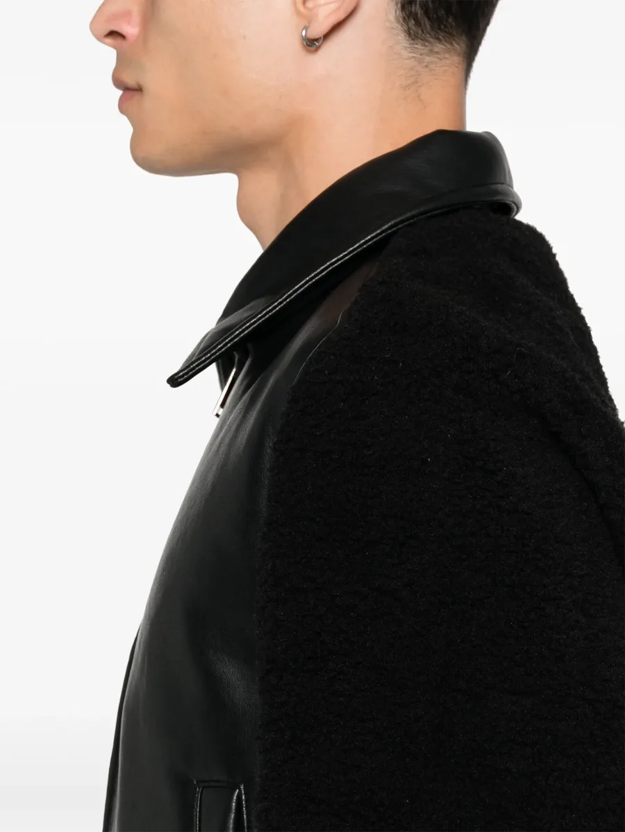 faux-leather jacket 9