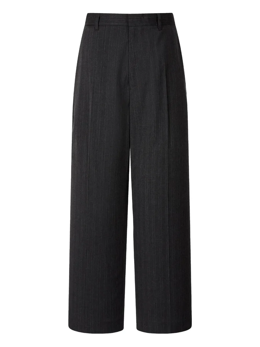 stripe-pattern trousers 2