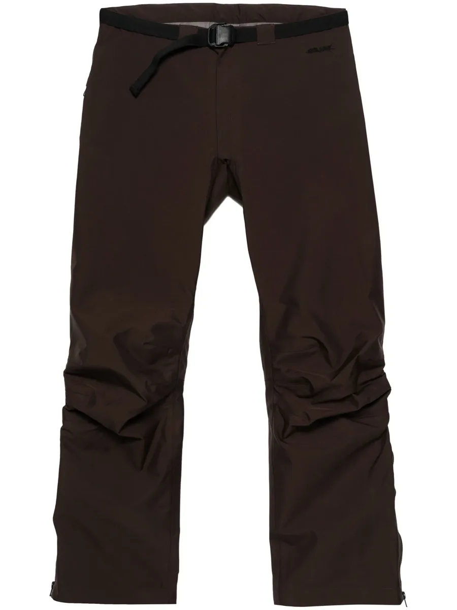 belted straight-leg trousers 1