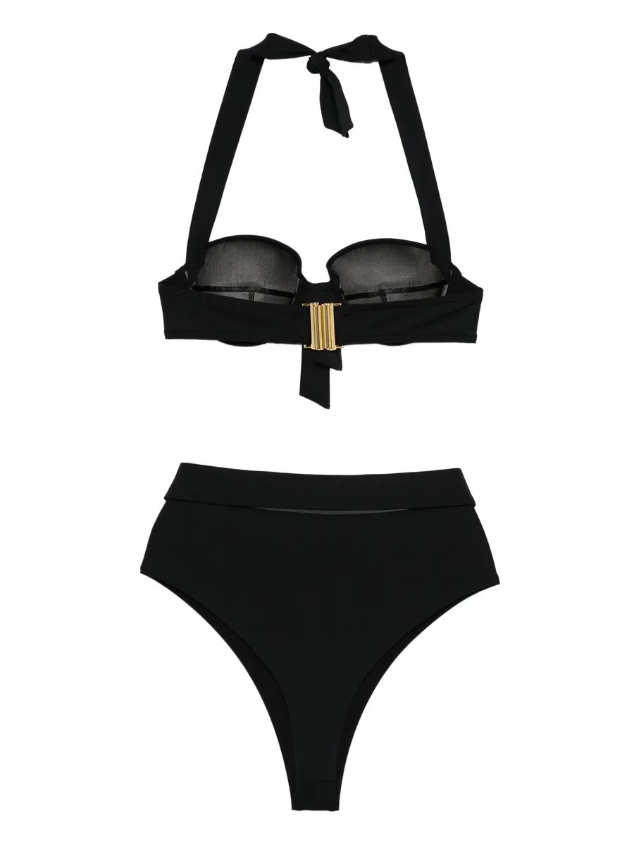 halterneck belted bikini 3