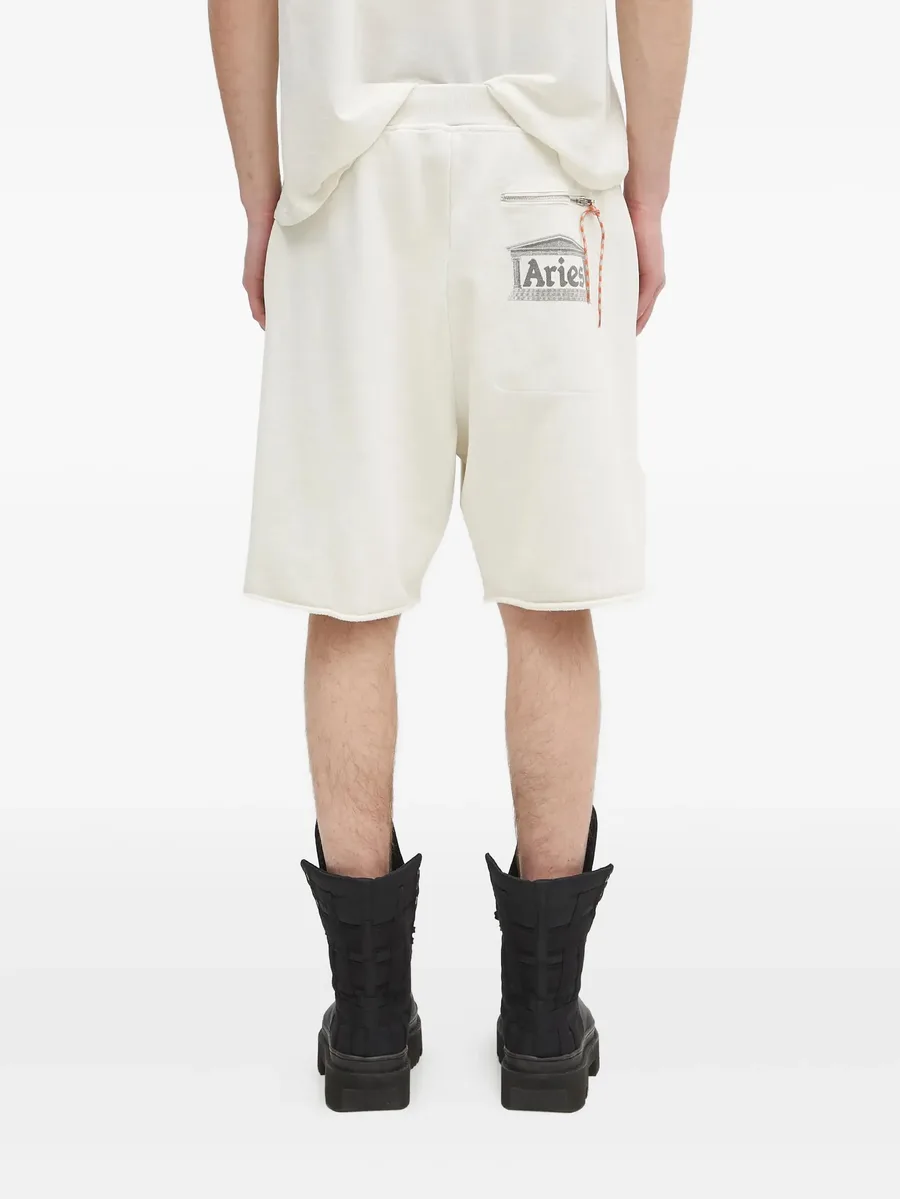 Premium Aged Temple logo-print shorts 6
