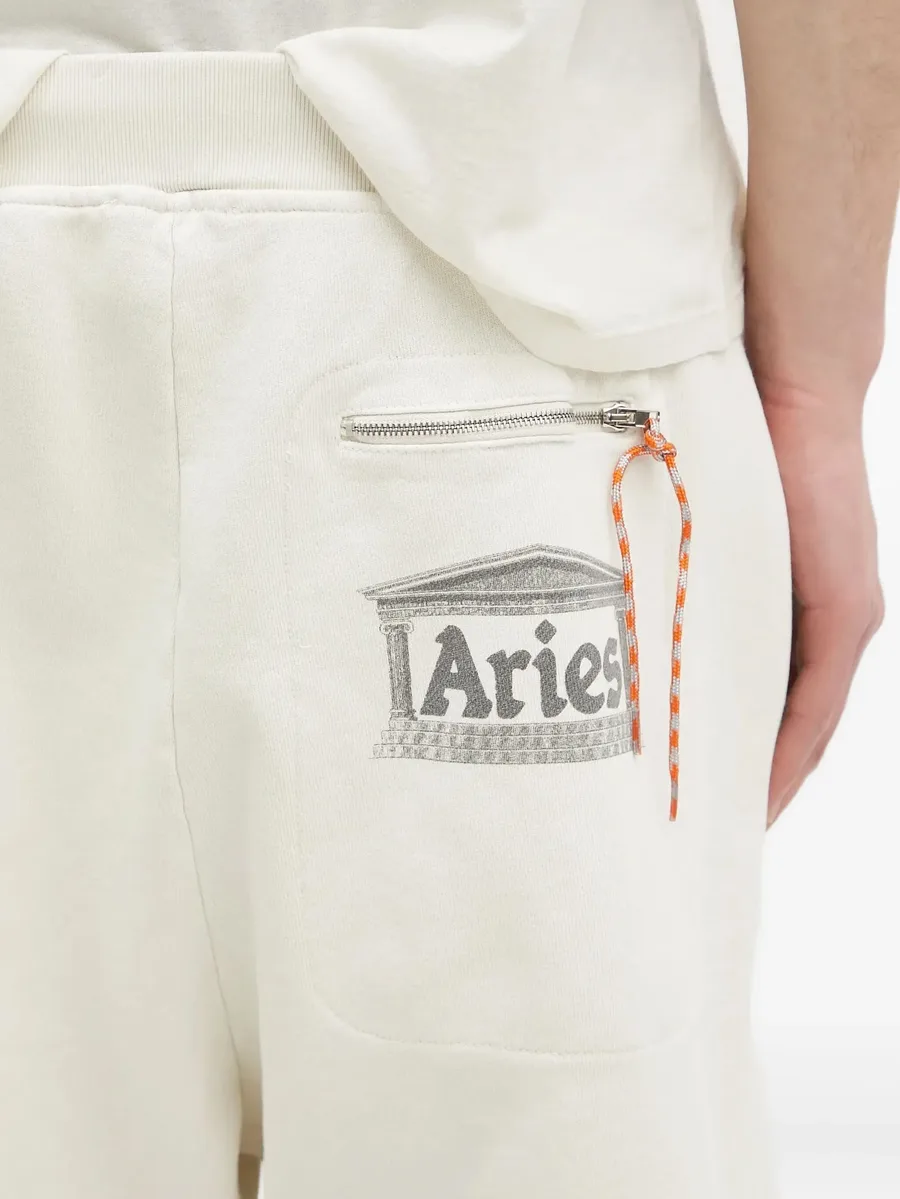 Premium Aged Temple logo-print shorts 7