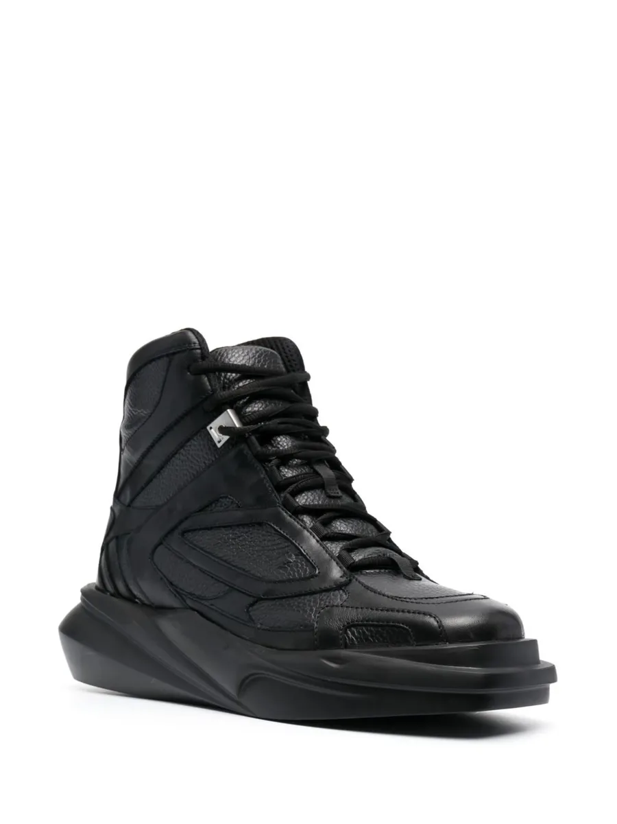 lace-up high-top sneakers 4