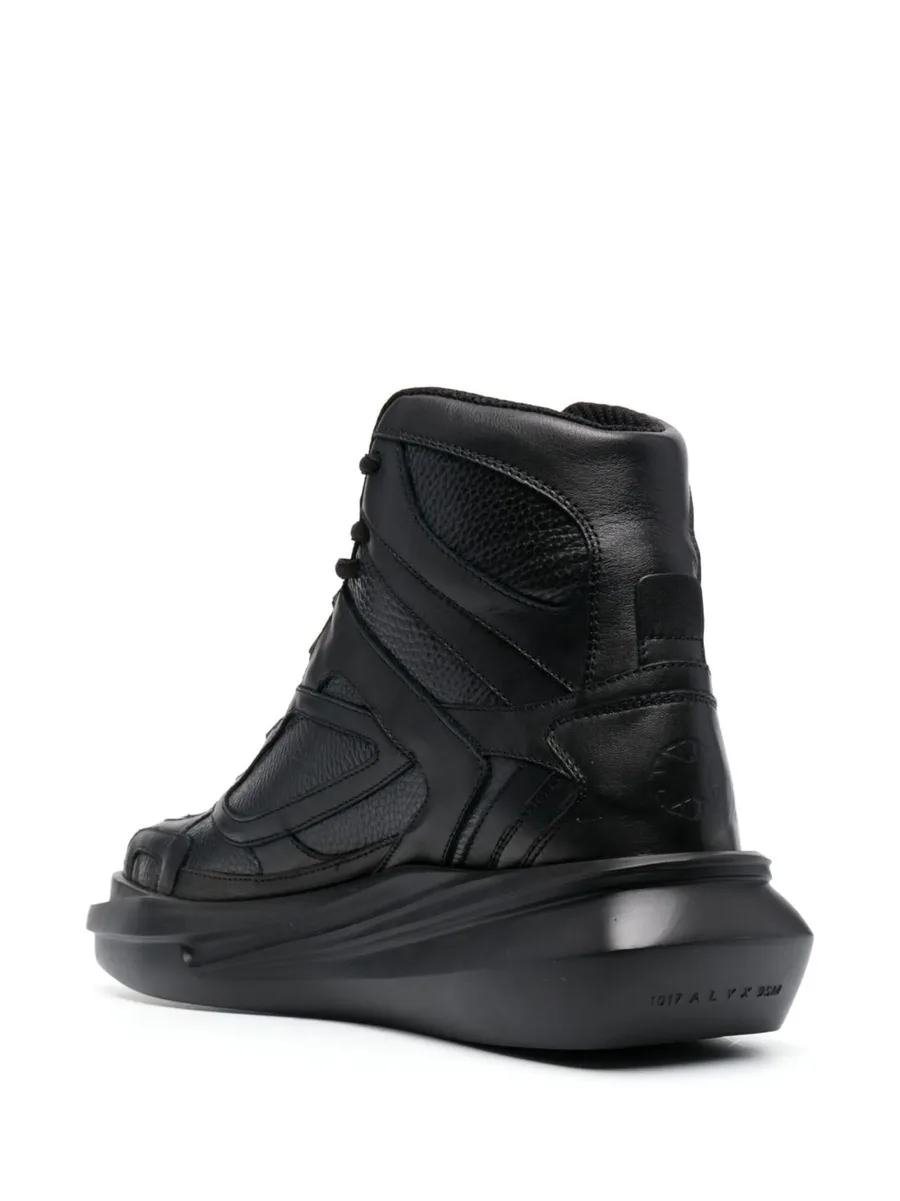 lace-up high-top sneakers 6