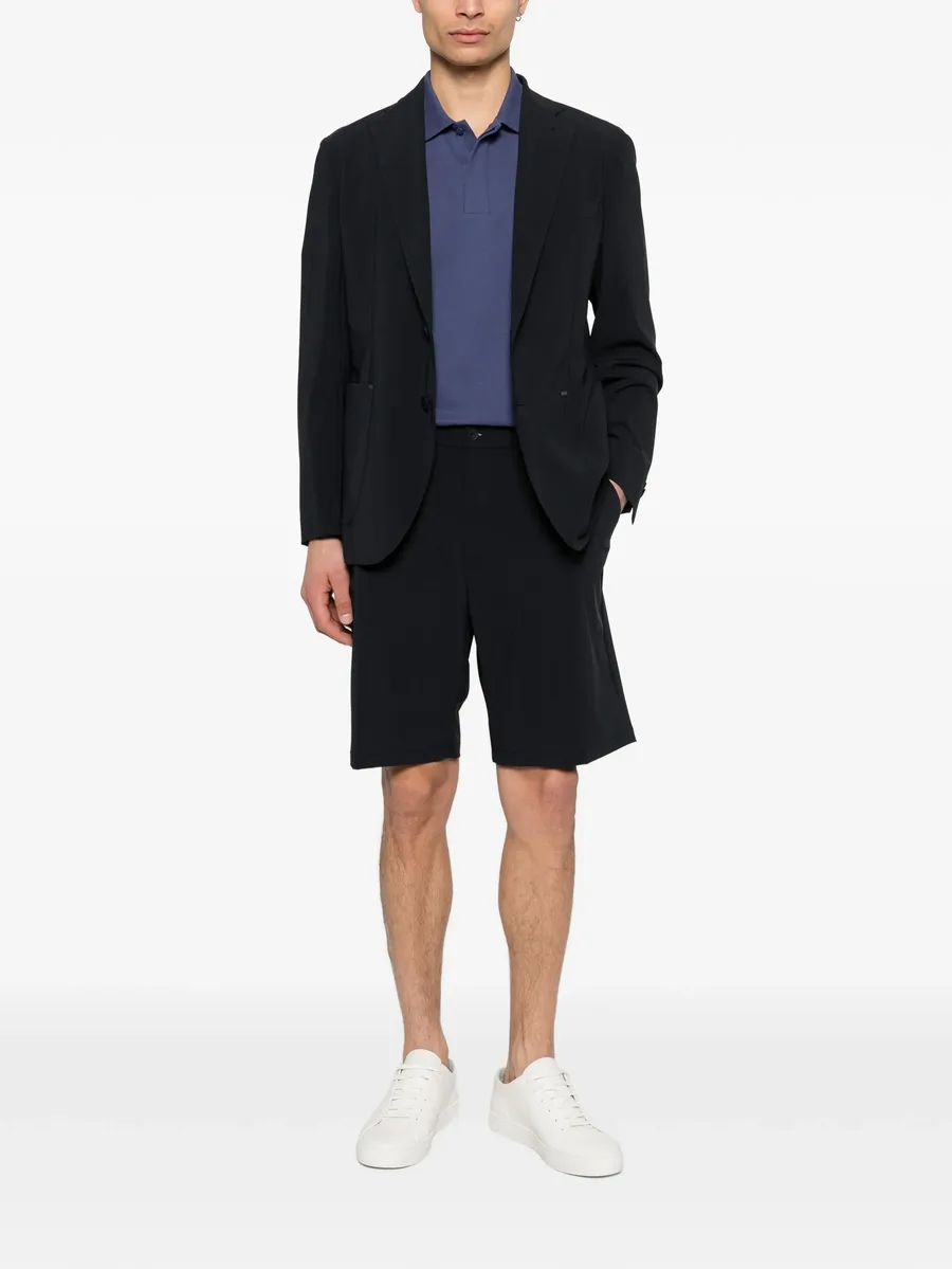 logo-patch belt-loop shorts 4