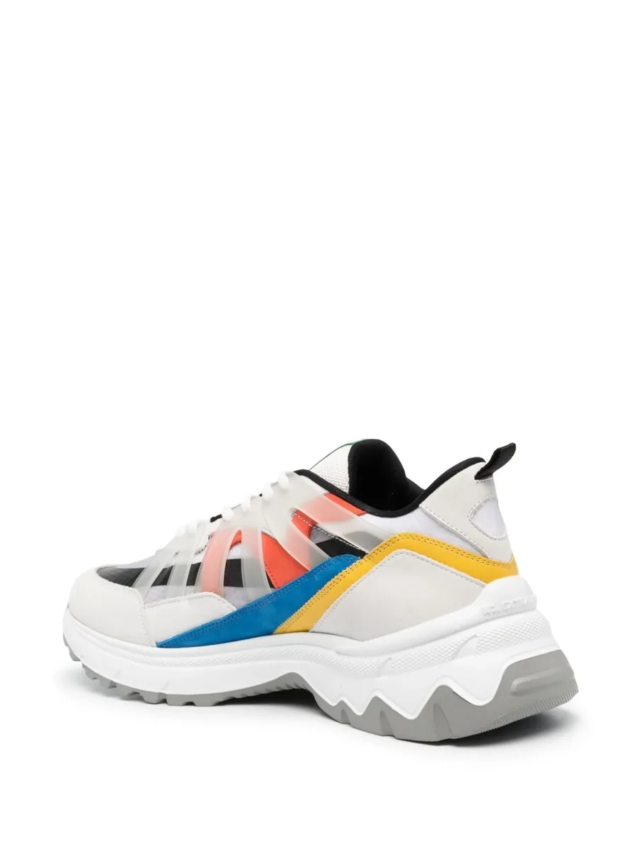 panelled low-top sneakers 6