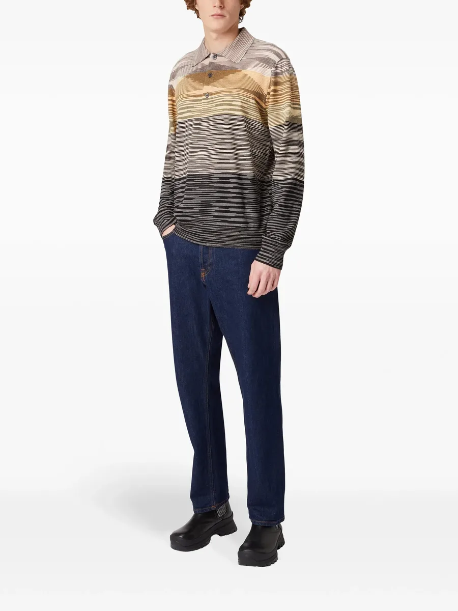 slub wool polo shirt 4