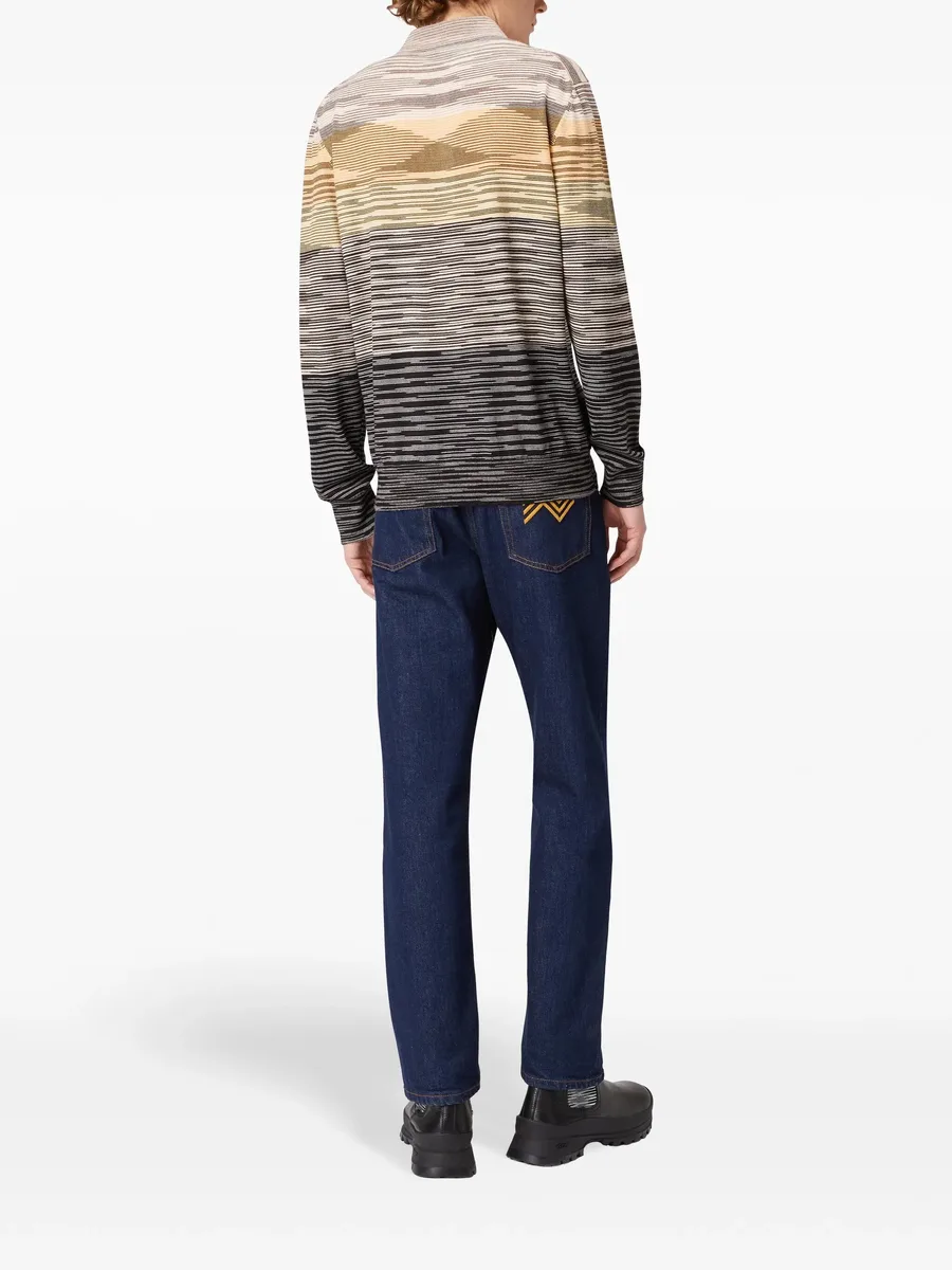 slub wool polo shirt 5