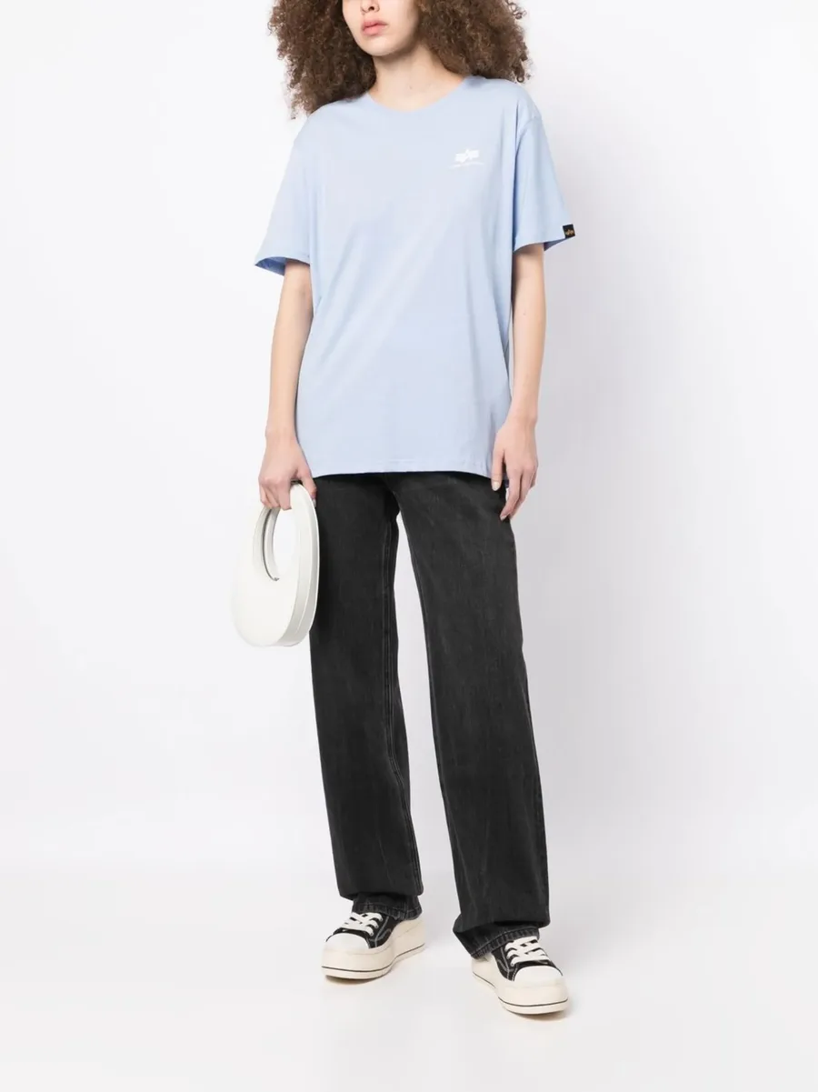 chest logo-print detail T-shirt 3