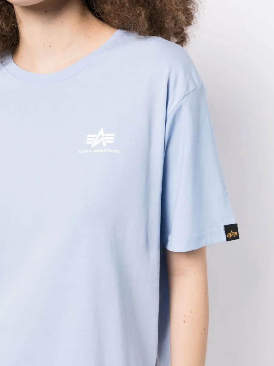 chest logo-print detail T-shirt 9
