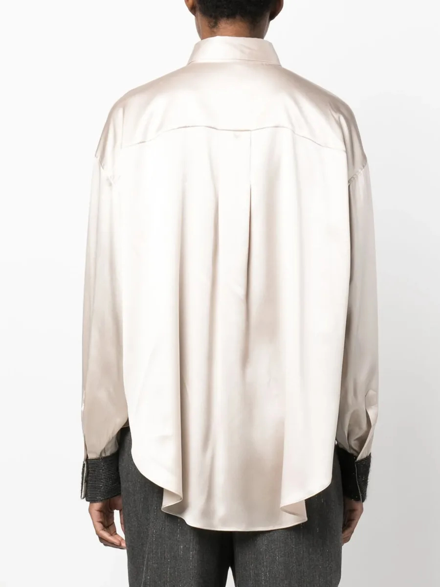 long-sleeve silk blouse 7