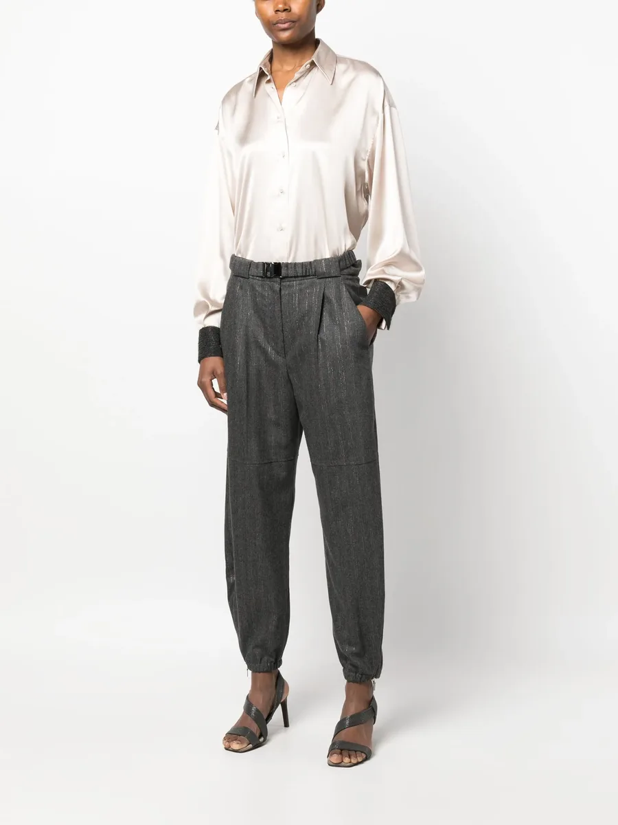long-sleeve silk blouse 4