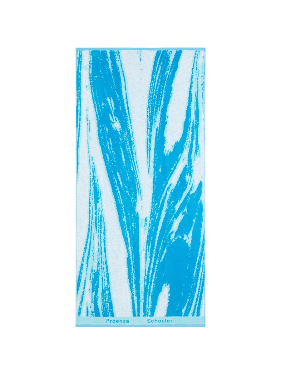 abstract-print towel 1