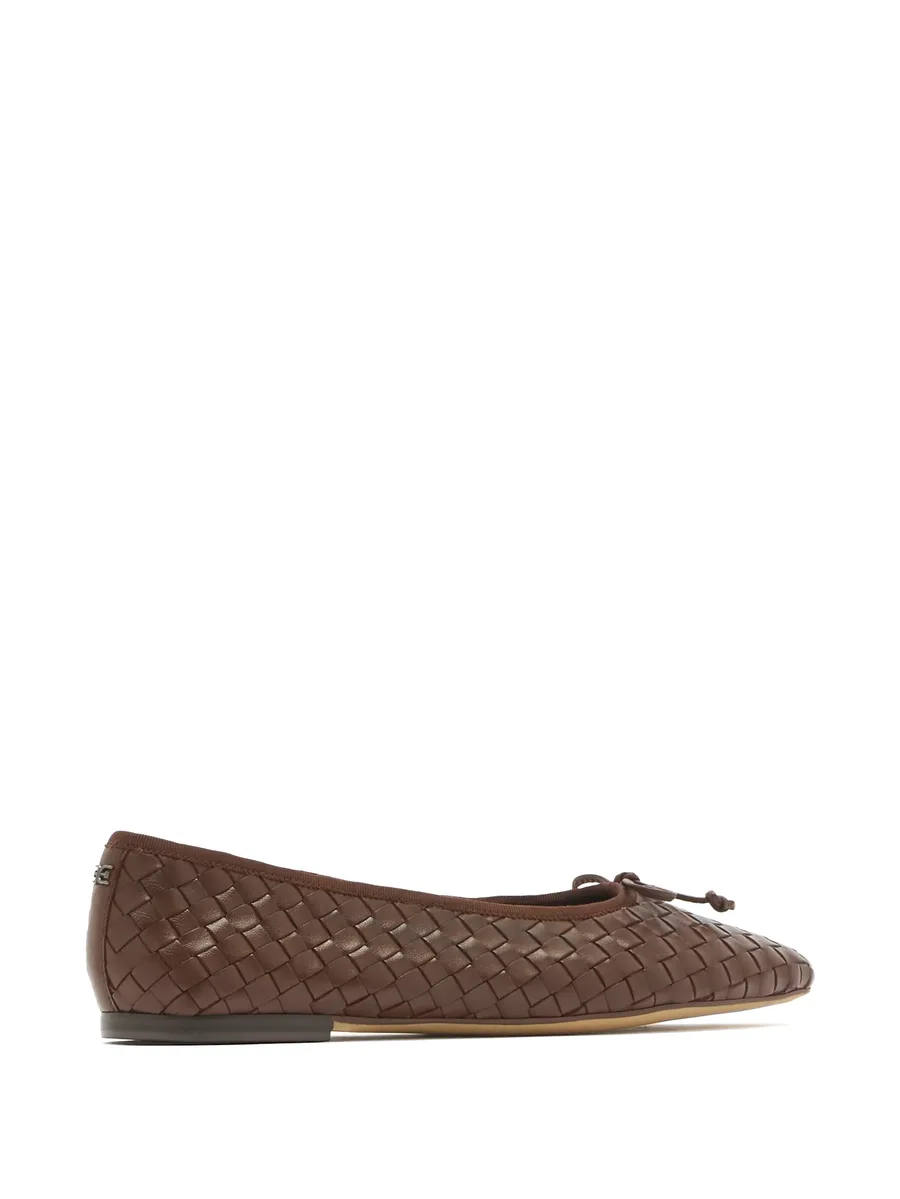 Ruthie woven-design ballet flats 6