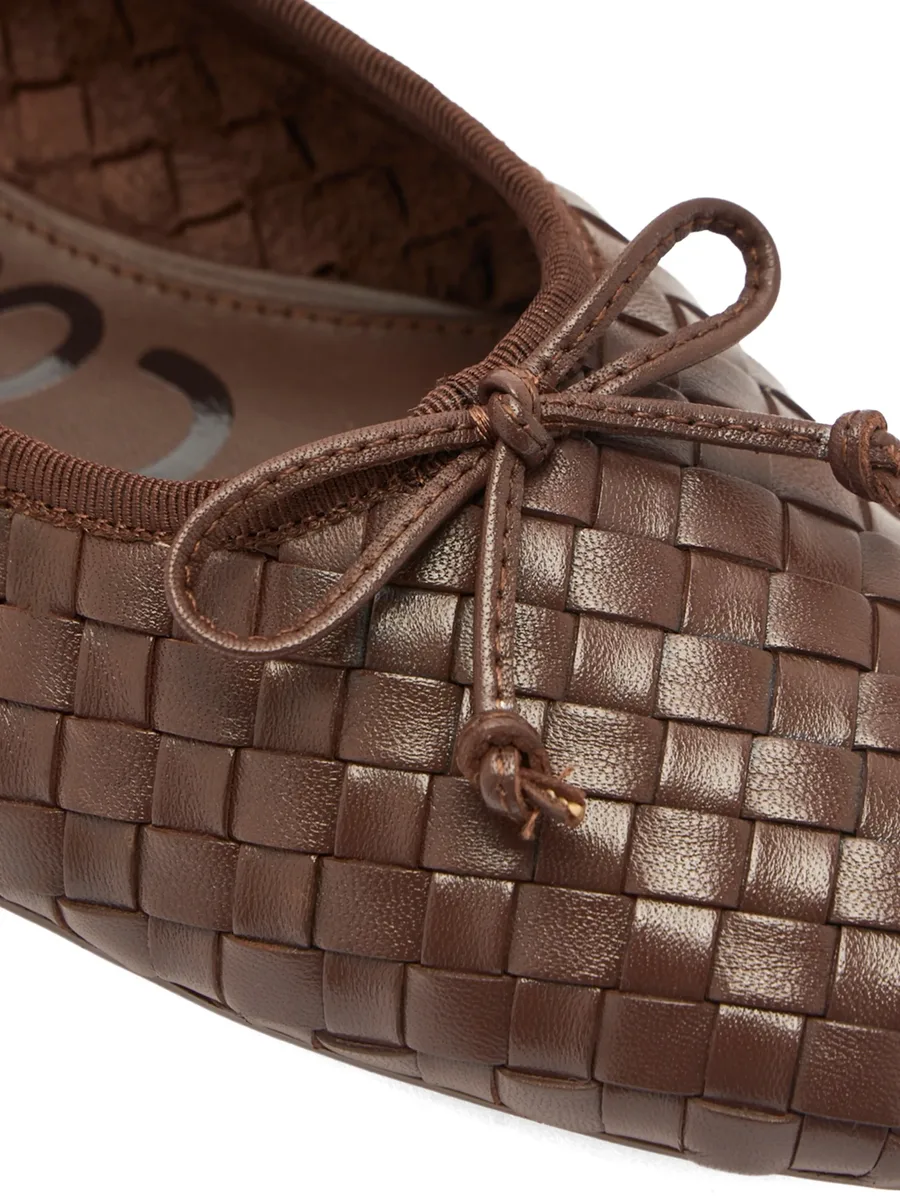 Ruthie woven-design ballet flats 7