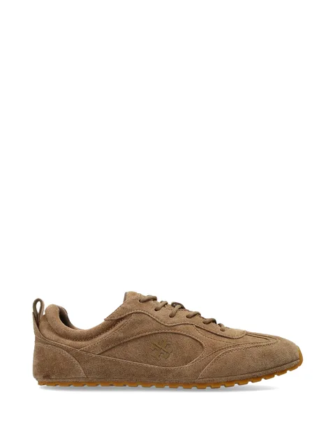 Field leather sneakers