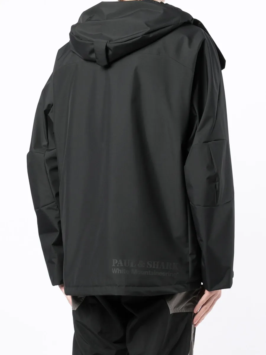 logo-patch hooded jacket 8