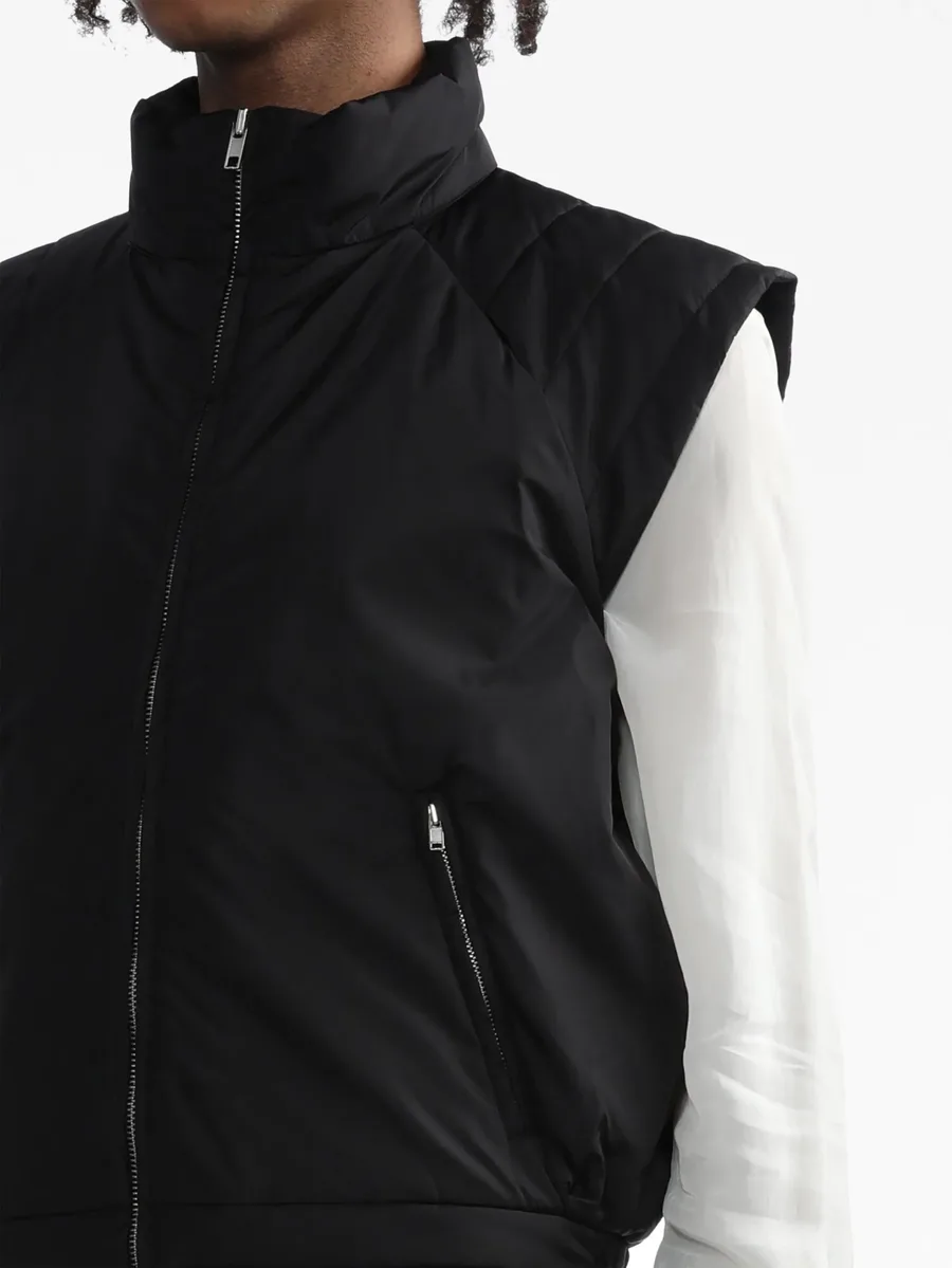 cap-sleeved zipped gilet 10