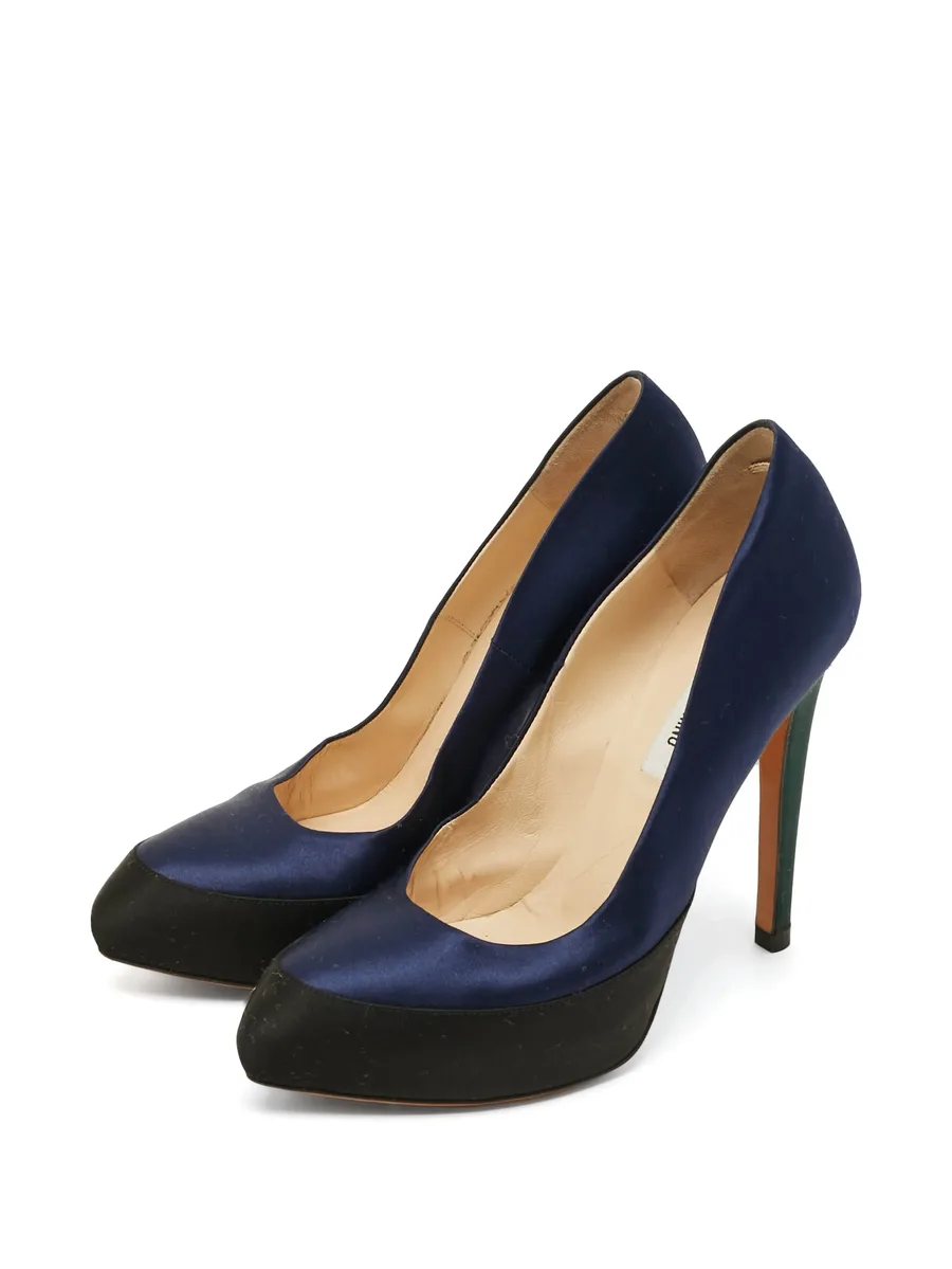 tricolour platform pumps 3