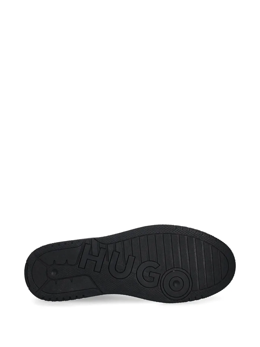 faux-leather sneakers 9