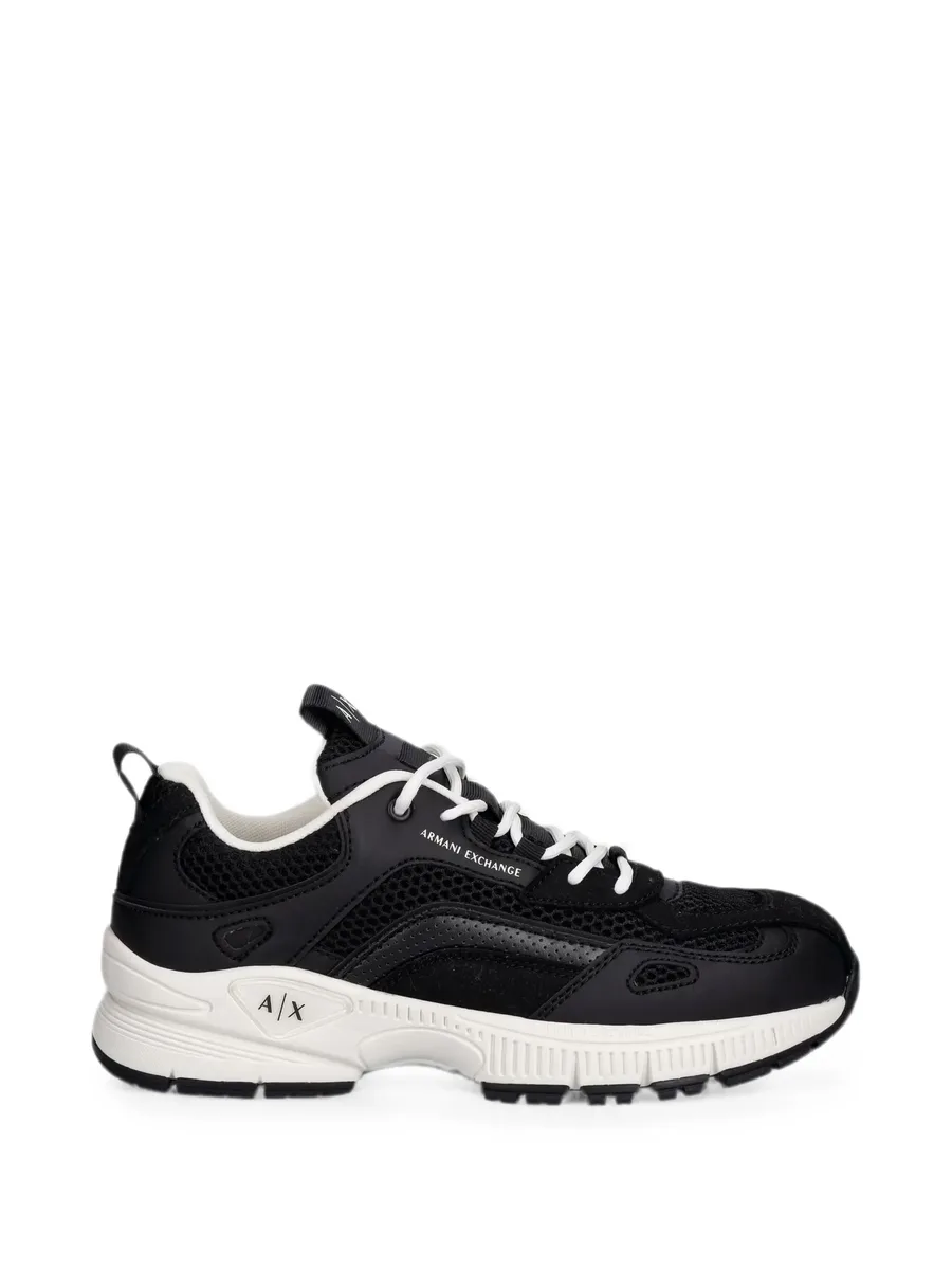 panelled mesh-insert sneakers 2