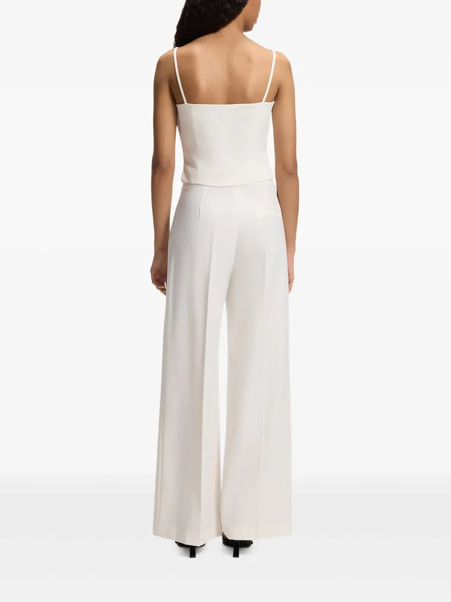 pressed-crease palazzo pants 5