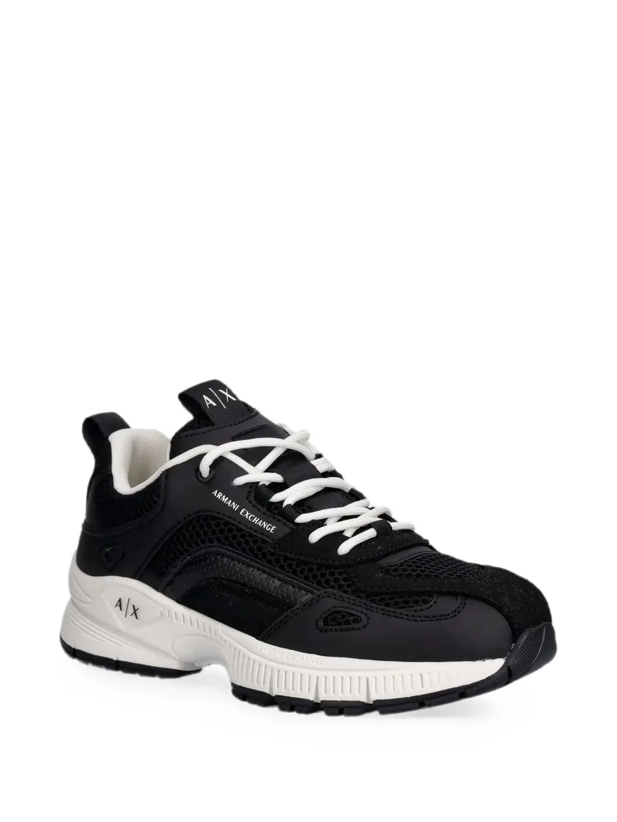 panelled mesh-insert sneakers 4